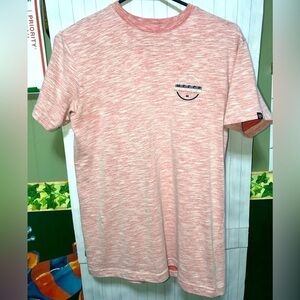 ⛱️Veece Red Heather Cotton Blend T-shirt